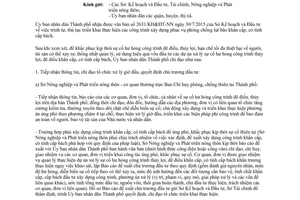 Công văn 6000/UBND-NNNT xử lý sự cố hư hỏng công trình thủy lợi đê điều khẩn cấp Hà Nội