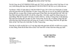 Công văn 3463/BNV-TCBC hướng dẫn thực hiện tinh giản biên chế 2015