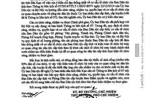 Công văn 787/UBDT-TCCB triển khai 07/2014/TTLT-UBDT-BNV tổ chức cơ quan công tác dân tộc