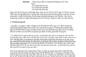Công văn 3219/TCT-CS 2015 thực hiện chính sách phí bảo vệ môi trường khai thác khoáng sản