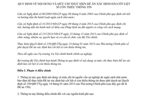 Thông tư 148/2015/TT-BTC nội dung mức chi xác định hài cốt liệt sĩ còn thiếu thông tin