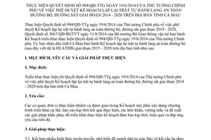 Kế hoạch 51/KH-UBND kế hoạch lập lại trật tự hành lang an toàn đường bộ sắt Cà Mau 2014 2020 2015