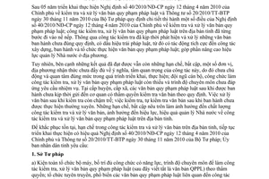 Chỉ thị 19/2015/CT-UBND công tác kiểm tra xử lý văn bản quy phạm pháp luật Ninh Thuận