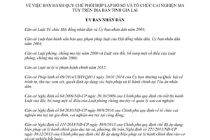 Quyết định 25/2015/QĐ-UBND Quy chế phối hợp lập hồ sơ tổ chức cai nghiện ma túy Gia Lai