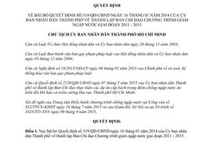 Quyết định 4699/QĐ-UBND Chương trình giảm ngập nước giai đoạn 2011 2015 Hồ Chí Minh