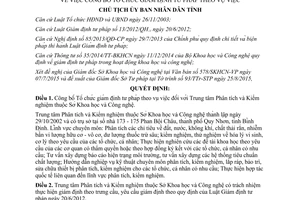 Quyết định 3338/QĐ-UBND công bố tổ chức giám định tư pháp theo vụ việc Bình Định