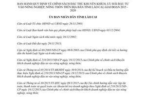 Quyết định 44/2015/QĐ-UBND chính sách đặc thù khuyến khích ưu đãi đầu tư nông nghiệp nông thôn Lào Cai