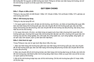 Thông tư 43/2015/TT-BTNMT hiện trạng môi trường bộ chỉ thị môi trường quản lý số liệu quan trắc môi trường