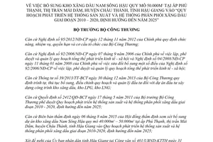 Quyết định 9373/QĐ-BCT Quy hoạch phát triển hệ thống sản xuất và hệ thống phân phối xăng dầu