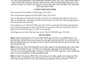 Quyết định 1653/QĐ-UBND thu nộp ngân sách nhà nước khoản thu đất hoạt động khoáng sản Phú Yên