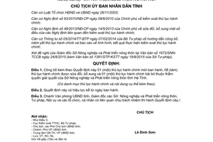 Quyết định 3447/QĐ-UBND thủ tục hành chính thẩm quyền sở nông nghiệp phát triển nông thôn Hà Tĩnh