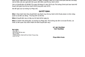 Quyết định 1275/QĐ-LĐTBXH thủ tục hành chính quản lý bộ lao động thương binh xã hội