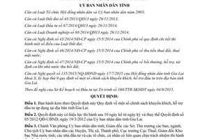 Quyết định 21/2015/QĐ-UBND chính sách khuyến khích hỗ trợ đầu tư áp dụng Gia Lai