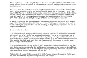 Công văn 12191/BTC-TCHQ chính sách thuế chuyển nhượng xe ô tô của đối tượng ngoại giao