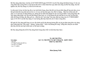 Công văn 31/BXD-QHKT công nhận mái lợp lá dừa nước xé đạt chuẩn mái cứng