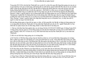 Công văn 5348/UBND-PCNC phòng ngừa cháy nổ biển hiệu bảng quảng cáo sử dụng điện Hồ Chí Minh