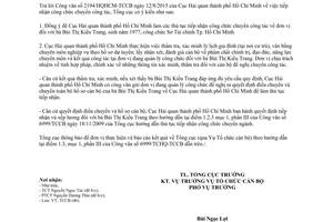 Công văn 8209/TCHQ-TCCB tiếp nhận công chức chuyển công tác