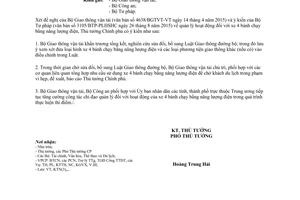 Công văn 1634/TTg-KTN quản lý hoạt động xe 4 bánh chạy bằng năng lượng điện 2015