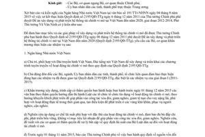 Công văn 7193/VPCP-KTTH xây dựng và phát triển hệ thống tài chính vi mô 2015