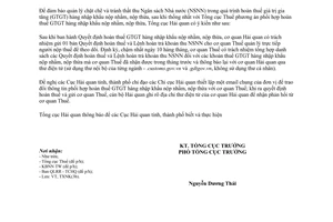 Công văn 8329/TCHQ-TXNK hoàn thuế giá trị gia tăng hàng nhập khẩu nộp nhầm nộp thừa