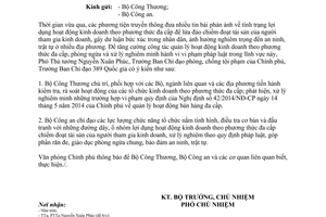 Công văn 7290/VPCP-NC xử lý vi phạm pháp luật trong lĩnh vực hoạt động bán hàng đa cấp