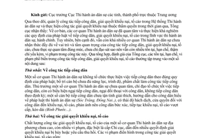 Công văn 3043/TCTHADS-GQKNTC tiếp công dân giải quyết khiếu nại tố cáo trong thi hành án dân sự 2015