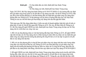 Công văn 2156/BXD-KTXD quản lý chi phí đầu tư xây dựng công trình 2015