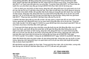 Công văn 3650/BHXH-DVT kiểm soát chi phí quản lý thanh toán thuốc bảo hiểm y tế hàm lượng bào chế 2015