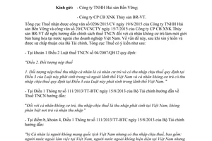 Công văn 4036/TCT-TNCN thuế thu nhập cá nhân không cư trú môi giới bán hàng tại nước ngoài