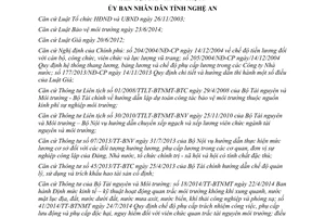 Quyết định 61/2015/QĐ-UBND đơn giá hoạt động quan trắc và phân tích môi trường Nghệ An