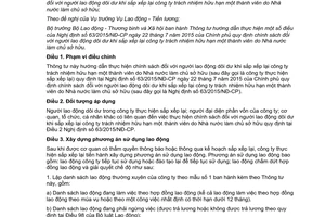 Thông tư 44/2015/TT-BLĐTBXH hướng dẫn 63/2015/NĐ-CP chính sách người lao động dôi dư