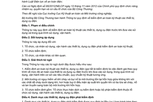 Thông tư 33/2015/TT-BCT kiểm định an toàn kỹ thuật các thiết bị dụng cụ điện