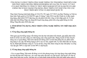 Kế hoạch 176/KH-UBND ứng dụng phát triển công nghệ thông tin phát triển bền vững Đồng Tháp 2016