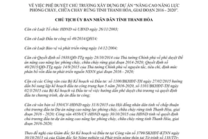 Quyết định 4487/QĐ-UBND chủ trương xây dựng nâng cao năng lực phòng cháy chữa cháy rừng Thanh Hóa