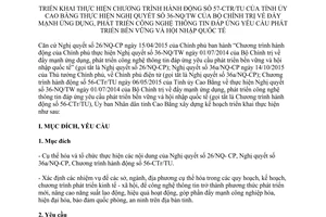 Kế hoạch 3108/KH-UBND ứng dụng phát triển công nghệ thông tin đáp ứng yêu cầu phát triển Cao Bằng 2015