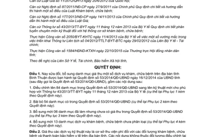 Quyết định 58/2015/QĐ-UBND sửa đổi giá khám chữa bệnh tỉnh Bình Thuận tại 53/2014/QĐ-UBND