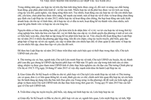 Chỉ thị 14/CT-UBND đẩy mạnh thi hành luật hợp tác xã Vĩnh Long 2015