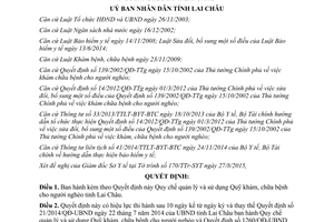 Quyết định 24/2015/QĐ-UBND quản lý sử dụng quỹ khám chữa bệnh cho người nghèo Lai Châu