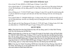 Quyết định 18/2015/QĐ-UBND quy chế xây dựng thực hiện chương trình xúc tiến thương mại Bắc Kạn