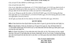 Quyết định 57/2015/QĐ-UBND quản lý giá Nghệ An