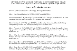 Quyết định 1584/QĐ-UBND kế hoạch triển khai ứng dụng chữ ký số trong cơ quan nhà nước Bắc Kạn 2015