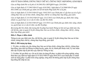 Thông tư liên tịch 158/2015/TTLT-BTC-BTP quản lý lệ phí chứng thực bản sao chữ ký hợp đồng giao dịch