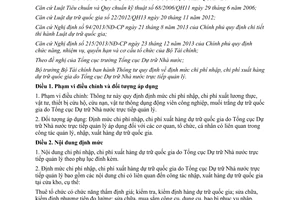Thông tư 160/2015/TT-BTC định mức chi phí nhập xuất hàng dự trữ quốc gia