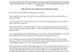 Quyết định 4156/QĐ-UBND nâng cấp khu nhà ở nội trú cho học sinh huyện miền núi cao Thanh Hóa 2015