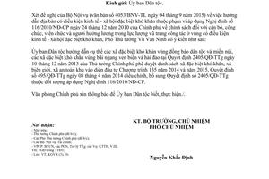 Công văn 8070/VPCP-KGVX hướng dẫn 116/2010/NĐ-CP chính sách cán bộ công viên chức vùng khó khăn