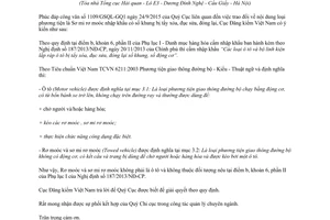 Công văn 3955/DKVN-VAQ sơ mi rơ moóc nhập khẩu có số khung bị đục sửa đóng lại