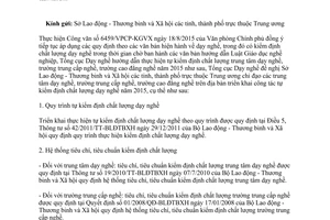 Công văn 1971/TCDN-KĐCL kiểm định chất lượng dạy nghề báo cáo tình hình thực hiện tự kiểm định 2015