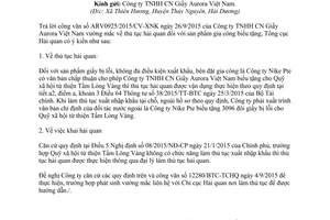 Công văn 9375/TCHQ-GSQL thủ tục hải quan sản phẩm gia công biếu tặng quỹ từ thiện