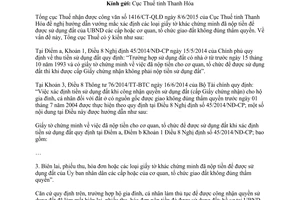 Công văn 4281/TCT-CS xác định các loại giấy tờ chứng minh đã nộp tiền để được sử dụng đất 2015