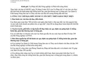 Công văn 2627/QLCL-TTPC chống buôn lậu gian lận thương mại và hàng giả 2015